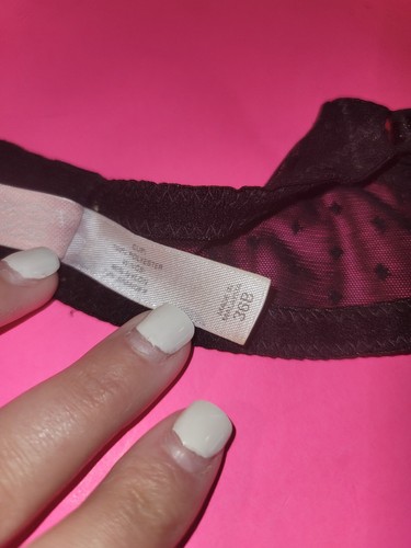 Victoria's Secret Polka-dot Mesh Lightly-Lined Lightweight T-Shirt Bra Size 36B - Picture 4 of 8
