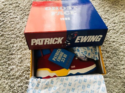 Ghostface Killah of Wu Tang Clan Shoes Patrick Ewing Wu Wear Size 10.5 US- 44 EU