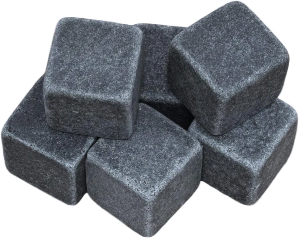 Personalised Whiskey Ice Stones Gine Cubes in Wooden Box - With Free Engraving - Image 4 of 4