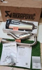 MARMITTA SCARICO AKRAPOVIC COMPLETO PER YAMAHA TMAX 530 2017-2019 OMOLOGATO