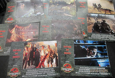 STEVEN SPIELBERG: (LOST WORLD JURASSIC PARK) ORIG, 1997 MOVIE LOBBY CARD SET