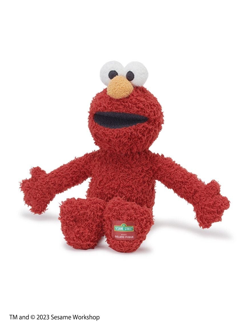 新品　SESAME STREET エルモ　キッズ GELATO PIQUE Gelato Pique Sesame Street Elmo Fluffy Plush Doll Stuffed