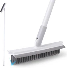 Grout Brush with Short/Long Handle Grout Cleaner for Tile Floors Shower Tile