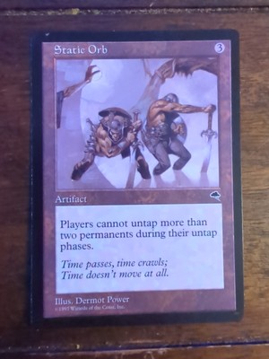 MTG Static Orb Tempest Magic the Gathering