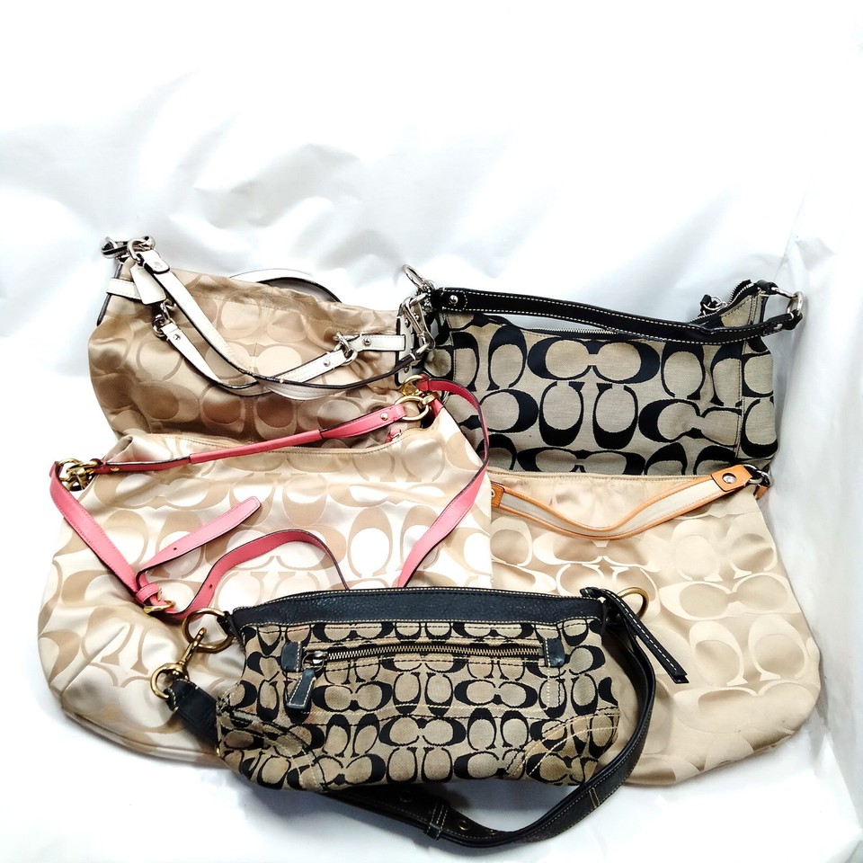 Coach Shoulder Bag Shoulder Bag 5 set Browns Nylon,Canvas 4600193 eBay