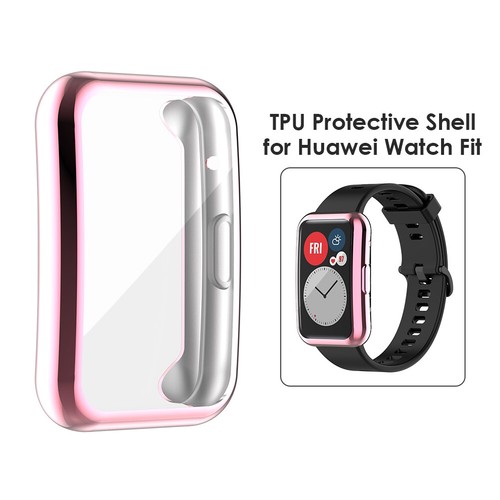 TPU Protector Case Anti Scratches Full Cover Screens for Huawei Watch Fit - Photo 5/27