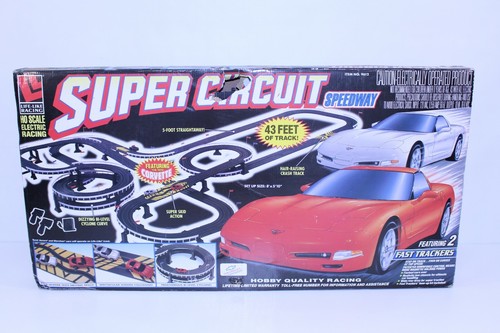 Nuova Tyco Aurora Life Like Super Circuit Speedway vintage 97 slot auto chevy Corvette - Foto 12 di 12