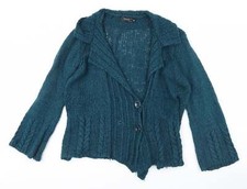 Passport Womens Blue Jacket Size 16 Button