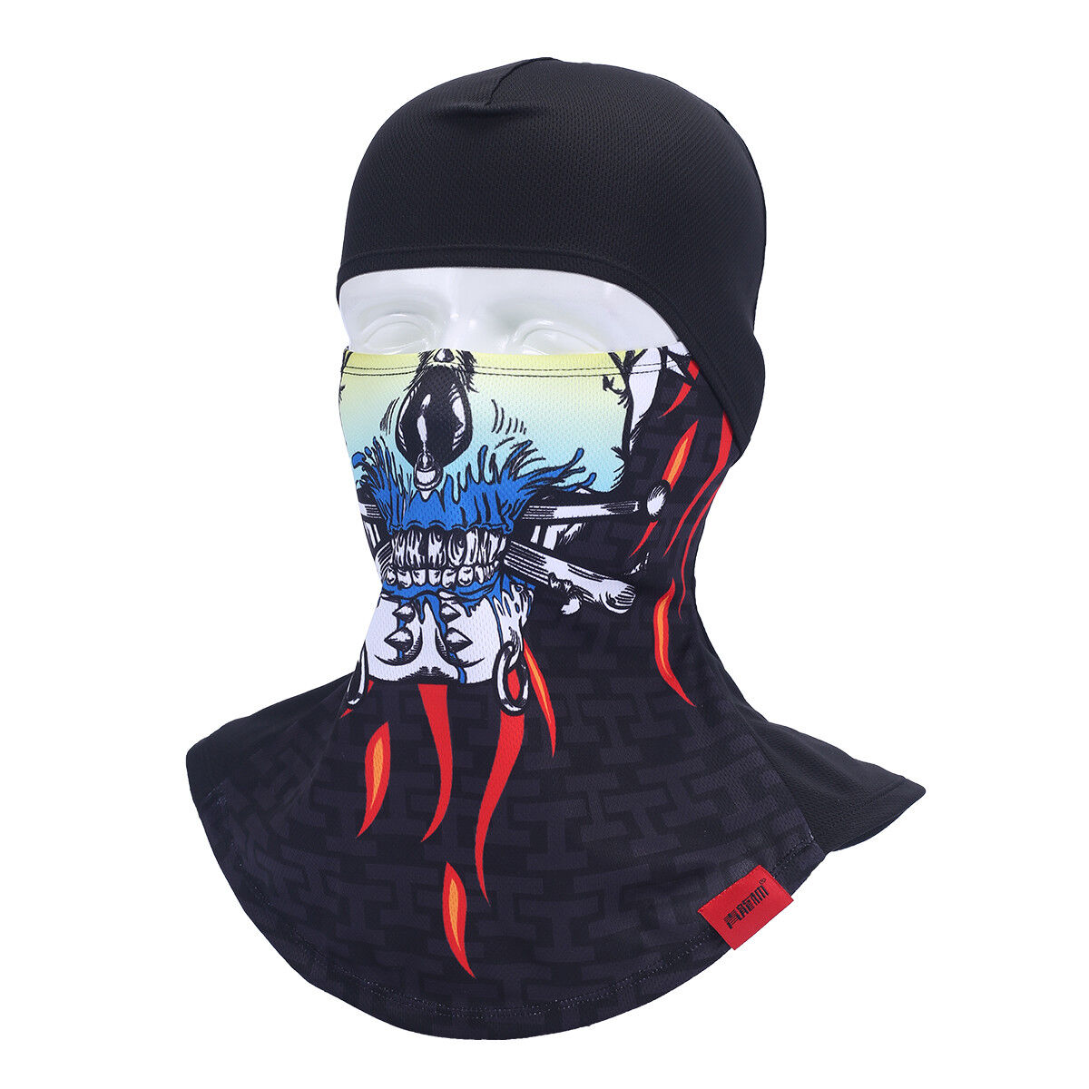 Ghost Mask Skull Balaclava, Cycling Skateboard Warmer