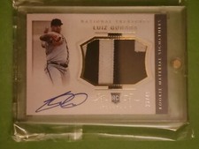 2018 National Treasures Materials Signatures Gold /49 Luiz Gohara Rookie Auto RC