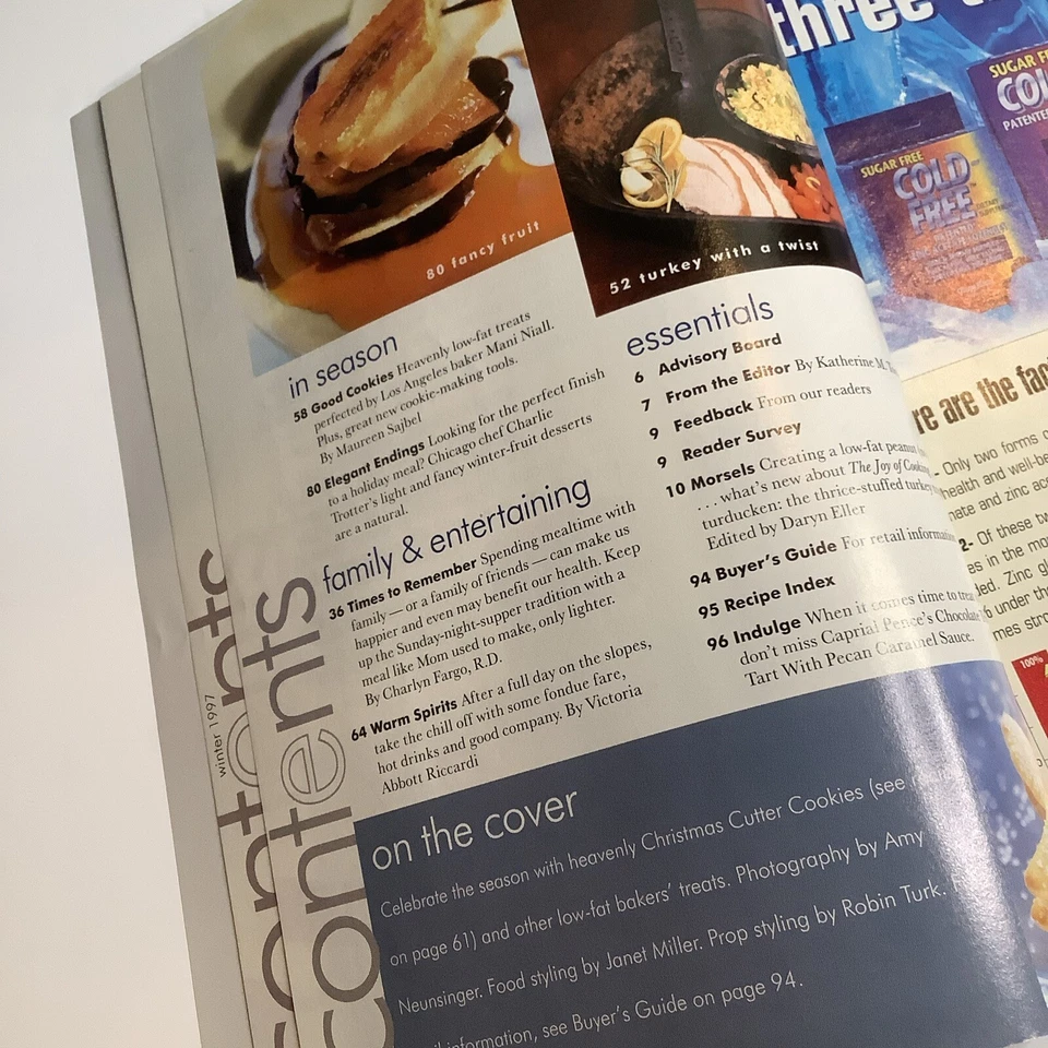 Shape Cooks Magazine Vintage Winter 1997 Special Holiday Issue Heavenly cookies - Image 4 of 4