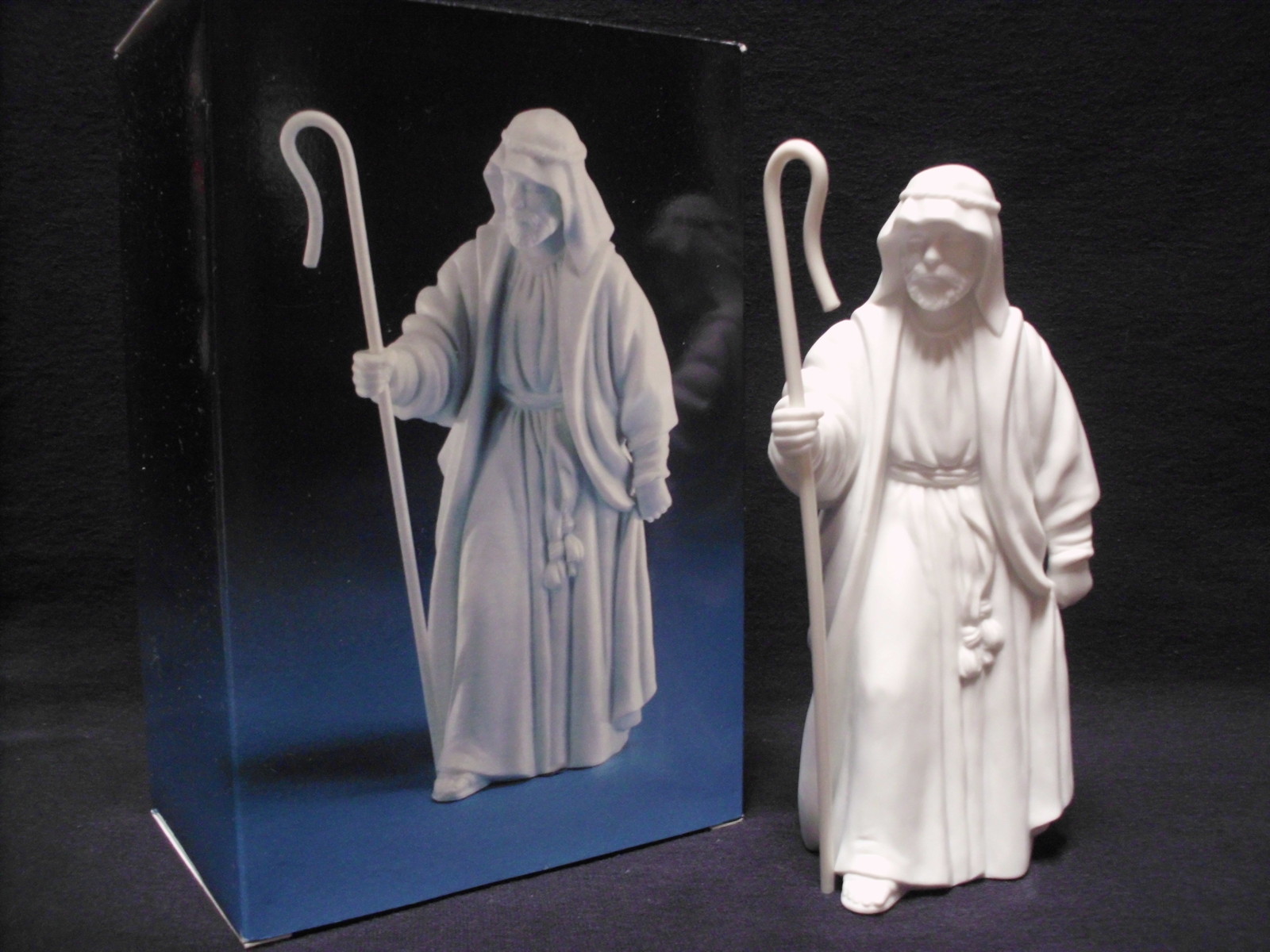 Avon Nativity Collectibles THE SHEPHERD White Porcelain Bisque Figurine