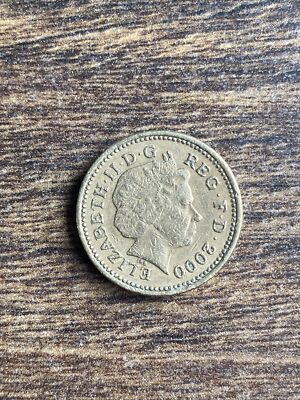 イギリス　1ポンド　ピエフォー　2000年　ドラゴン UK One Pound 2000 Elizabeth II Welsh Dragon Coin PLEIDIOL WYF I'M