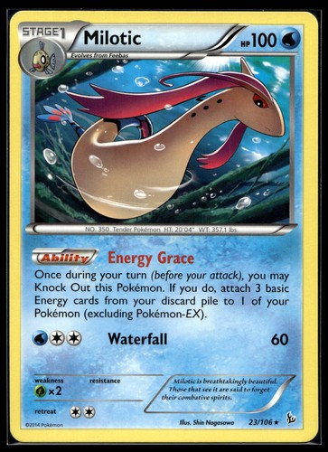 Pokemon XY Flashfire 23/106 Milotic NM/Mint