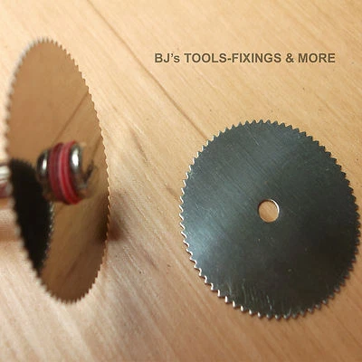 5 PIECE STEEL CUTTING DISC SET 4 CUTTERS 1 MANDREL DREMEL ACCESSORIES ROTARY