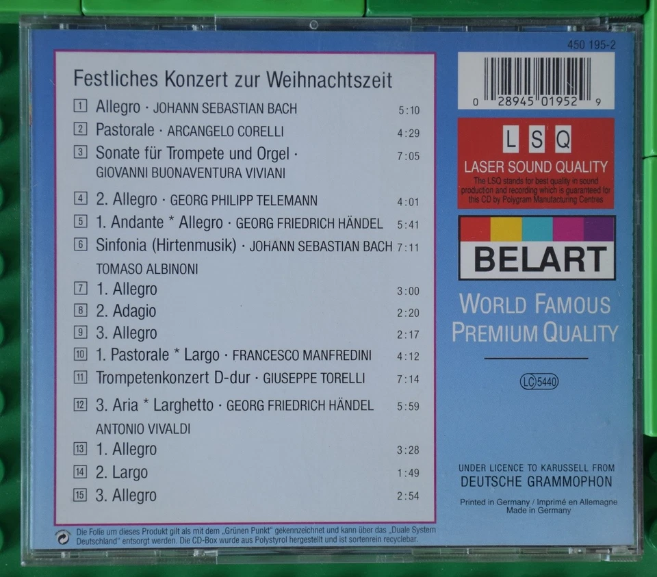 Various - Ein festliches Konzert zur Weihnachtszeit - Belart - CD - Bild 2 von 4