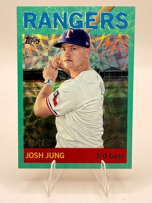 2025 Topps Archives - Josh Jung - Aqua Scope Foil /75 - Rangers