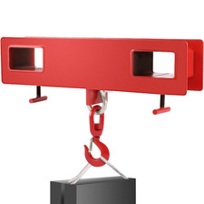 2T 4400LBS Forklift Lifting Hook ADJUSTABLE LIFT TRUCK HOIST SWIVEL ON SALE