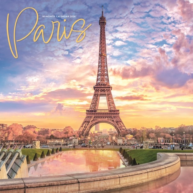 Paris Square Wall Sunday Start Calendar 9781529897814