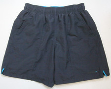 Medium Speedo Gray Polyester Lined Mans Swimming Shorts Men's 29" x 8" 1532