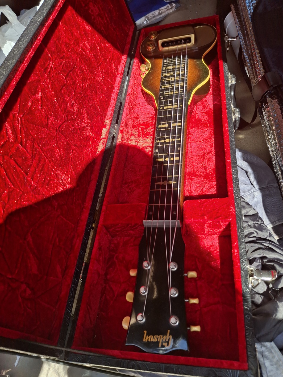 Gibson BR-6 Electric Lap Steel Guitar w /  Hard Case 1950
