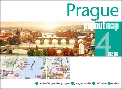 Prague PopOut Map by PopOut Maps Folded Book