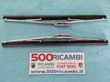 FIAT 500 F L R COPPIA SPAZZOLE TERGI CROMATE PER BRACCI ATTACCO GRANDE MILLERIGH