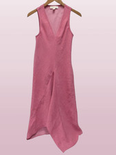 MICHAEL KORS PINK TEXTURED SLEEVELESS V NECK DRESS SIZE 2 NEW 