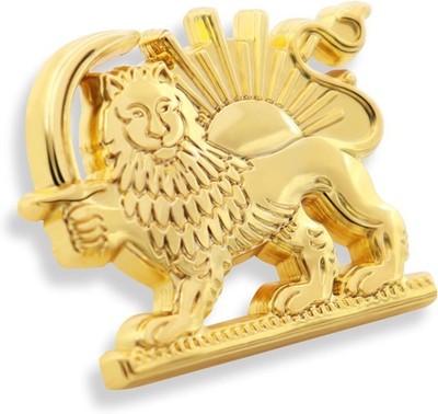 Persia Iran Flag Lapel pins Bulk Metal Old Persian Iranian Lion Sun and Crown