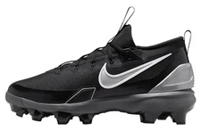 Mens Sz 8.5 Nike Force Trout 9 Elite MCS Baseball Cleats Black/Silver FZ0884-001