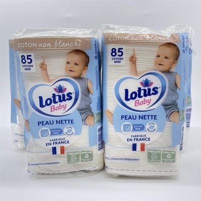 Lotus Baby Nette Haut   Wattepads für Babys, 340 Stück
