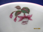 Vintage Tea Cup & Saucer - Queens "Fuchsia Snowcap" Fine Bone China — photo 7