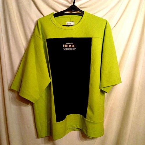 SHAREEF Milan Rib Square T-Shirt Lime Green Size 3 (L) - product listing photo