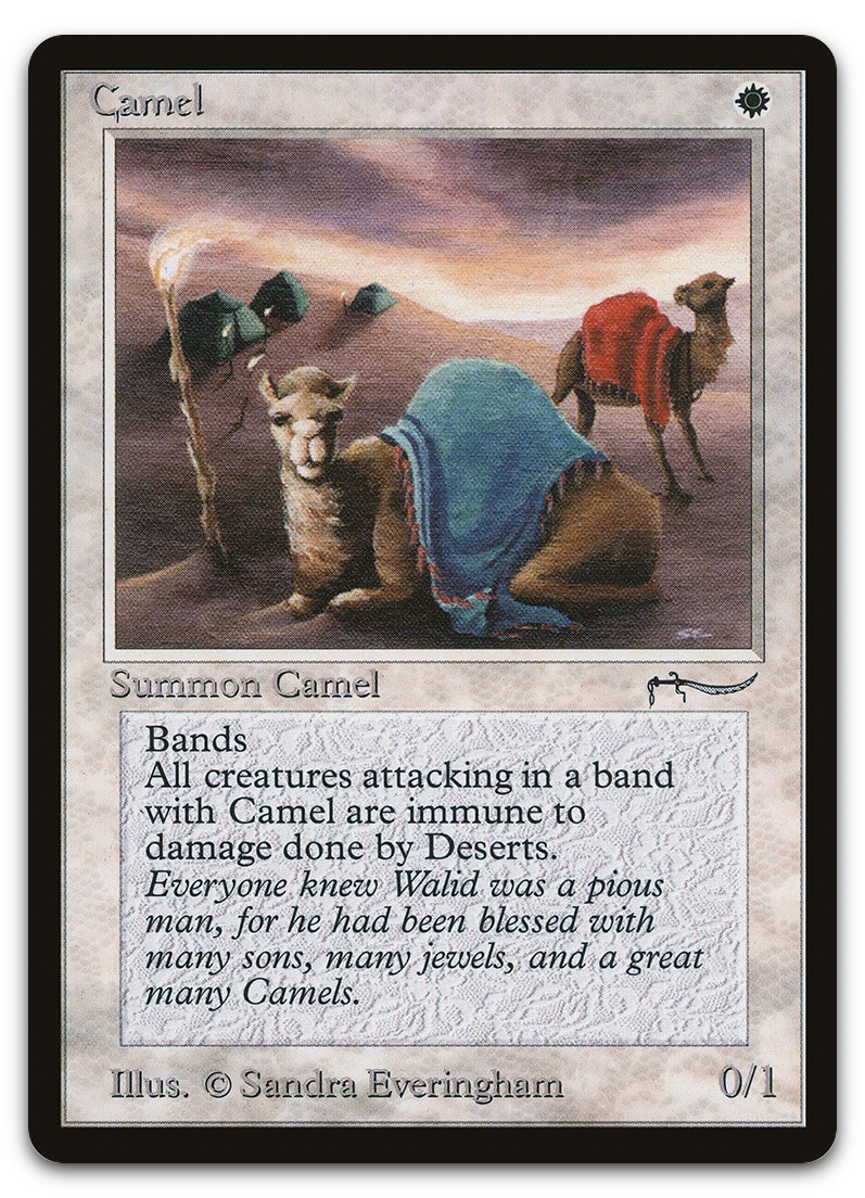 Camel (LP) Arabian Nights ARN Magic MTG