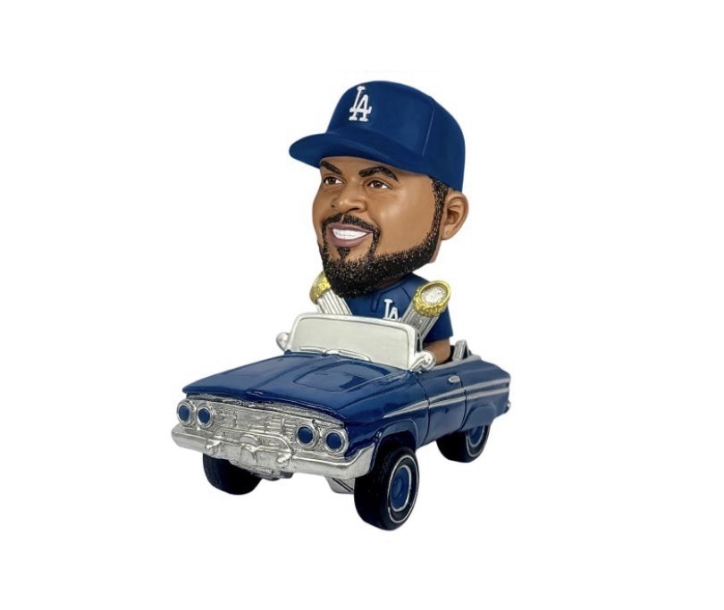 🏆🚙 LA Dodgers Ice Cube Lowrider WS Trophy Bobblehead 5/12/26