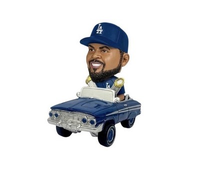 ドジャース Ice Cube bobble head 🏆🚙 LA Dodgers Ice Cube Lowrider WS Trophy Bobblehead 5/12/26