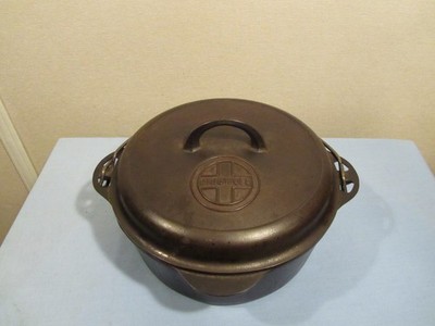 Vintage Griswold No.8 Cast Iron Tite-Top Dutch Oven with Lid 1278/1288