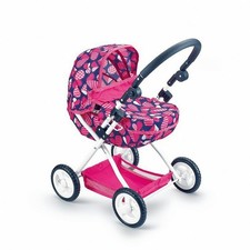 Doll Baby Carriage Four-Wheel Doll Baby Carri...