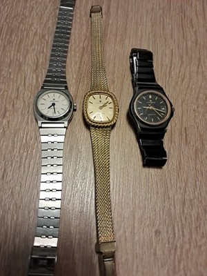 Konvolut Junghans Damen Armbanduhren 3 Stück Quartz Vintage
