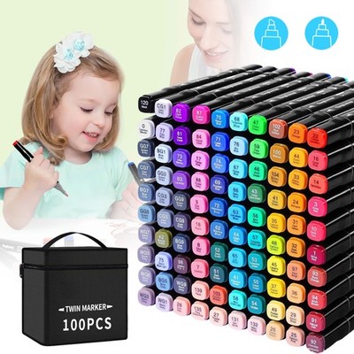 Filzstifte,Dual Tip Marker Set,Alkoholmarker,Alkohol Stifte Set,Alkohol Marker