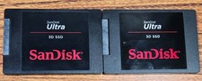 SanDisk Ultra 3D 500GB SDSSDH3-500G 2.5" SATA 6G/s SSD LOT OF 2