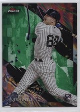 2024 Topps Finest Uncommon Green Refractor 17/35 Austin Wells #116 10yf