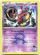 TEAM AQUA'S SEVIPER 9/34 C DOUBLE CRISIS POKEMON MP on eBay