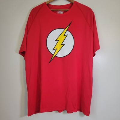 Under Armour The Flash HeatGear Shirt Mens XL Red DC Comics Alter Ego T-Shirt