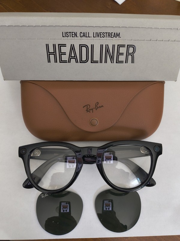 Ray-Ban Meta Gen 2 Headliner RW4009 Smart Glasses Black