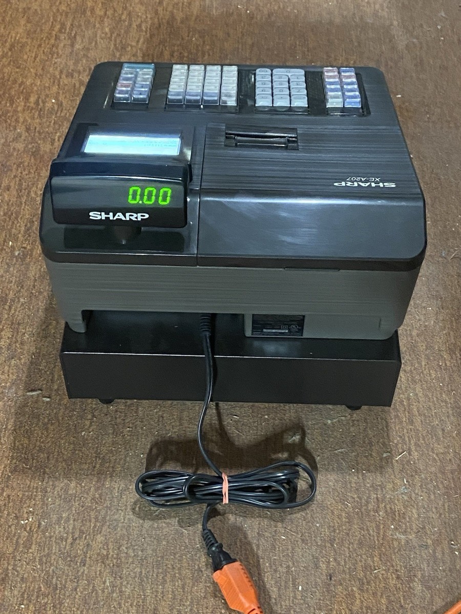 Sharp XE-A207 Electronic Small Business Cash Register Tested