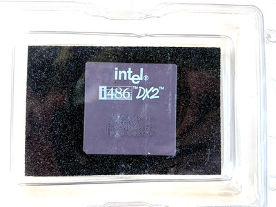 Vintage Intel 486 A80486DX2-66 66 MHz SX807 CPU Tested & Working!