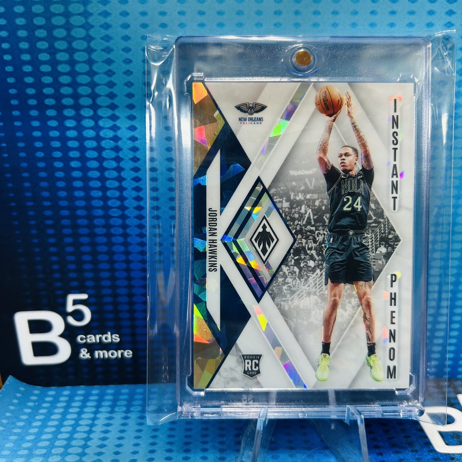 2023-24 Panini Phoenix #14 Jordan Hawkins 58/125 Instant Phenom White Ice