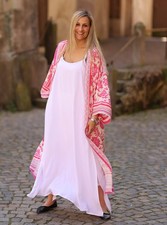 MAT Fashion - Lagenlook SOMMER KLEID Gr 44 bis 54 - weiß