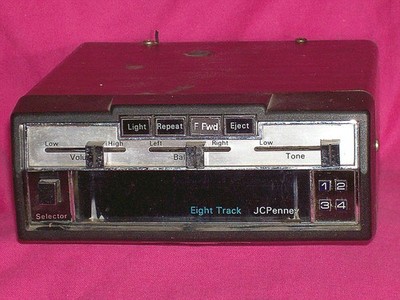 JC Pennys 8 Eight Track Tape Player FOR PARTS
